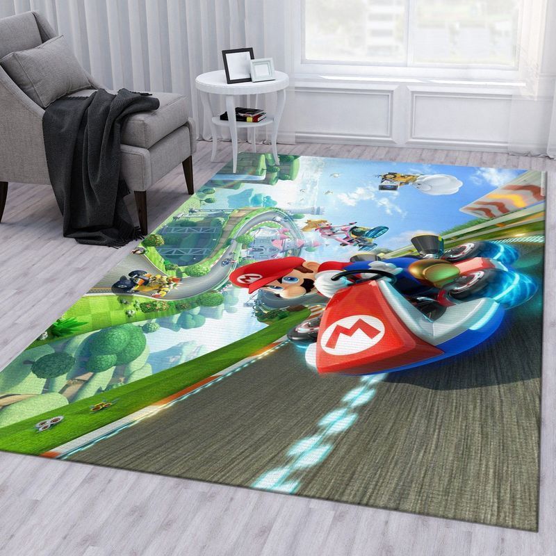 Super Mario 77 Area Rug Living Room And Bed Room Rug Gift Us Decor