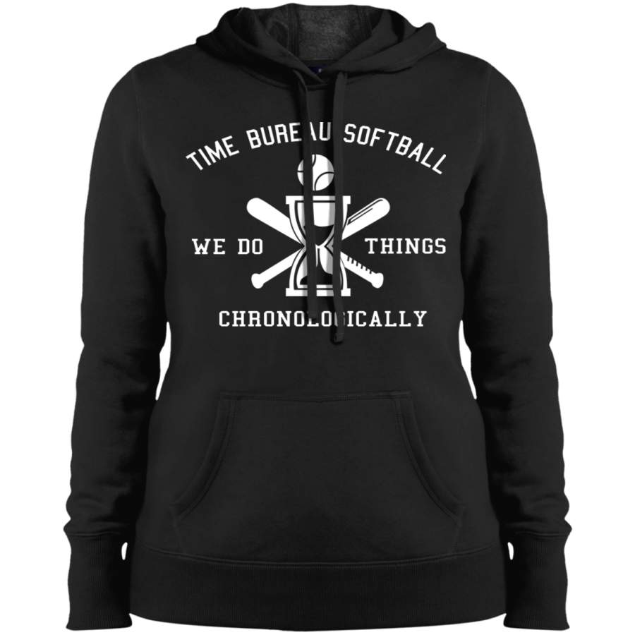 AGR Time Bureau Softball Ladies’ Pullover Hooded Sweatshirt