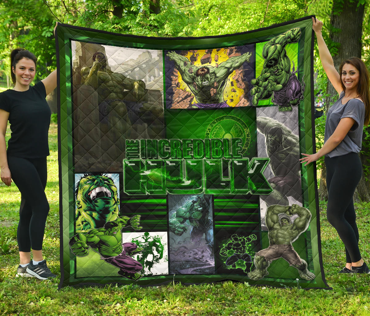 Angry Hulk The Incredible Hulk Premium Quilt Blanket Movie Home Decor Custom For Fans Nt042003