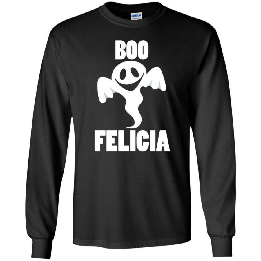 Boo Felicia Funny Halloween LS shirt/Sweatshirt/Hoodie