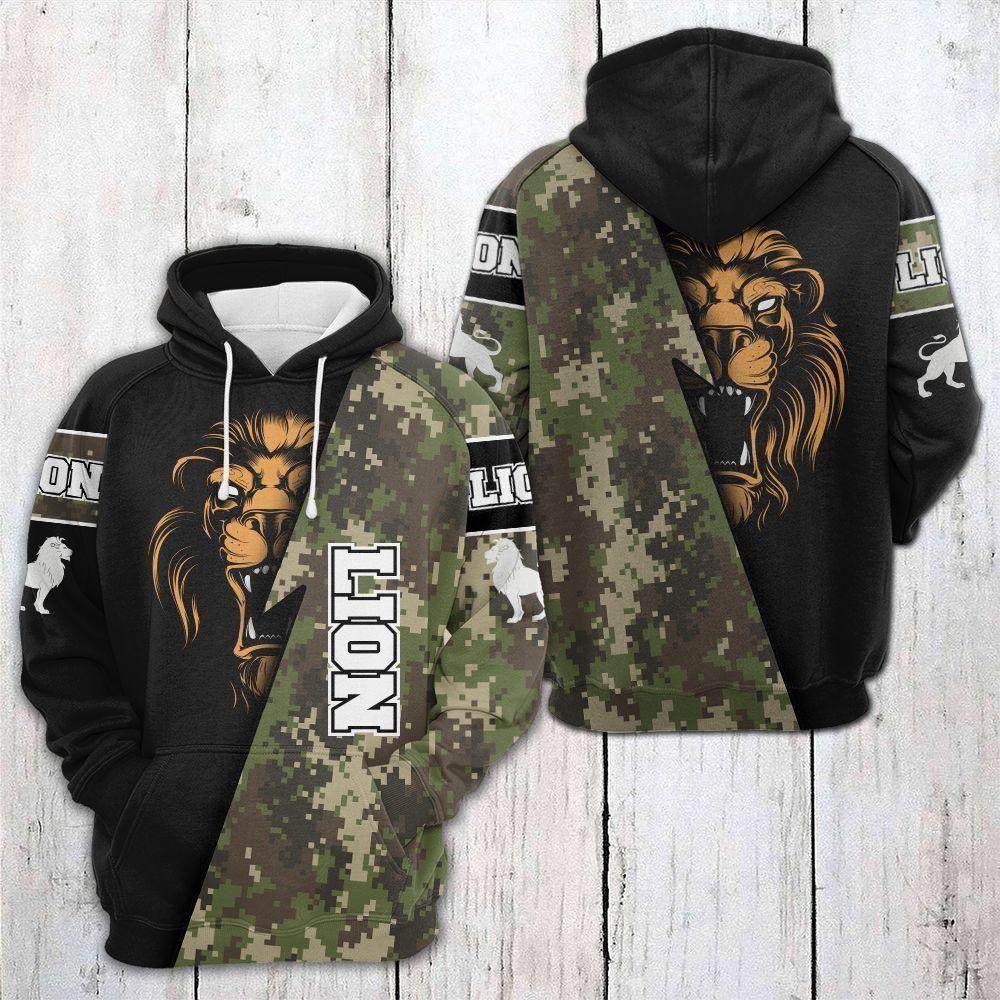 Amazing Lion Ht10808 – All Over Print Unisex Hoodie