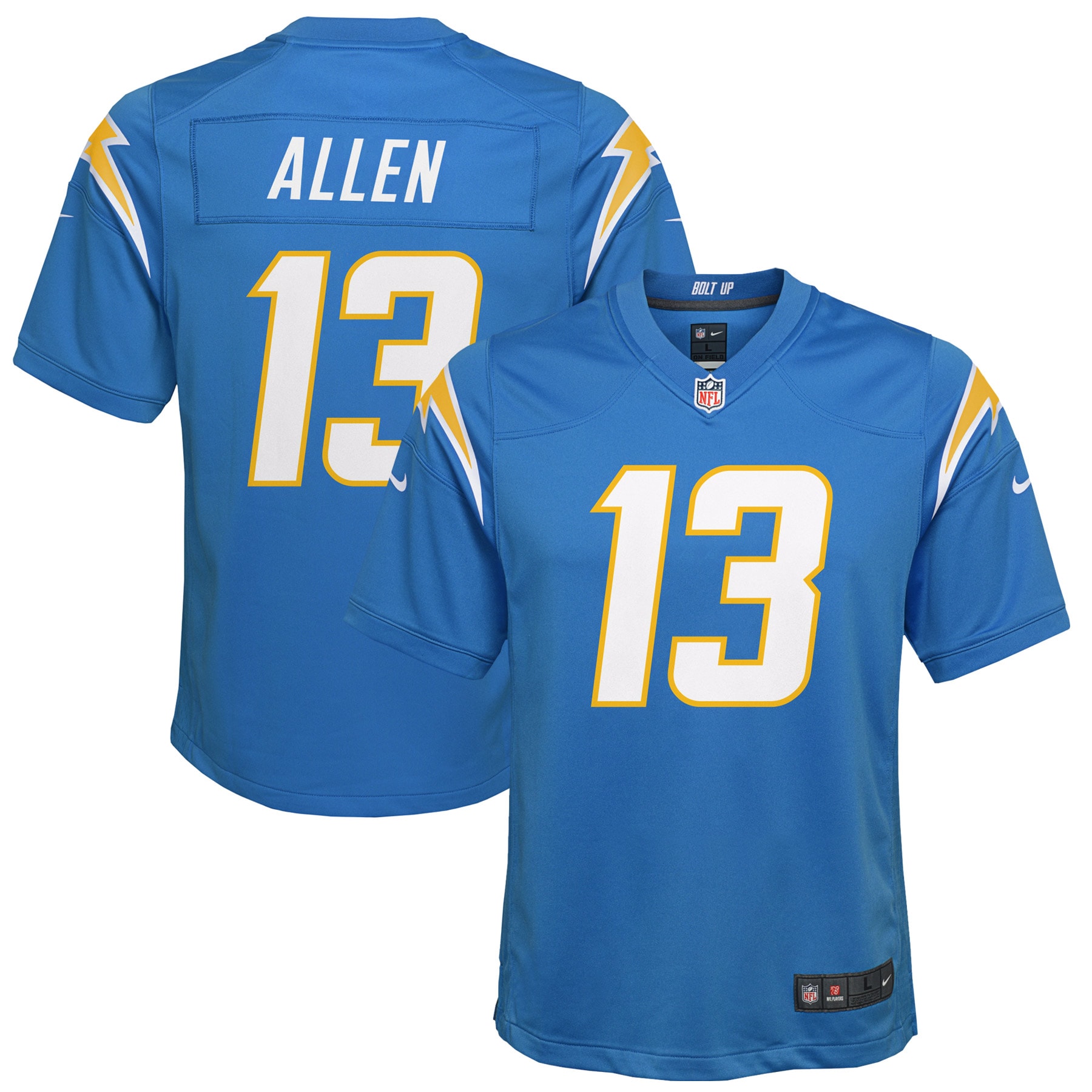 Youth Los Angeles Chargers Keenan Allen Powder Blue Game Jersey