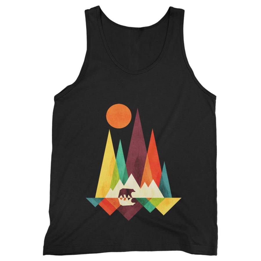 Bear Geometric Man’s Tank Top