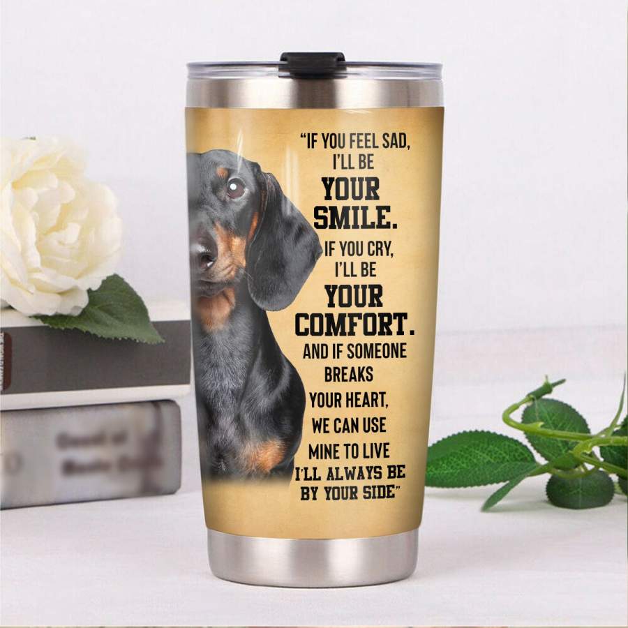 Dachshund Dog Steel Tumbler JR1601 82O34