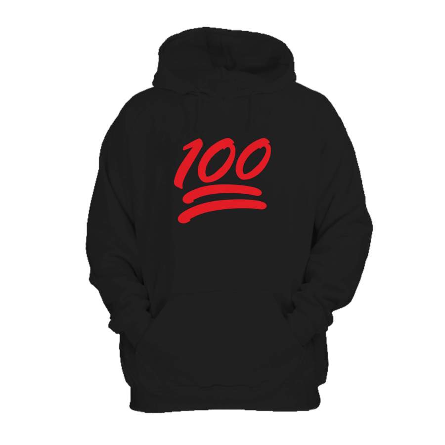 100 Emoji Poop Funny Twitter Hoodie