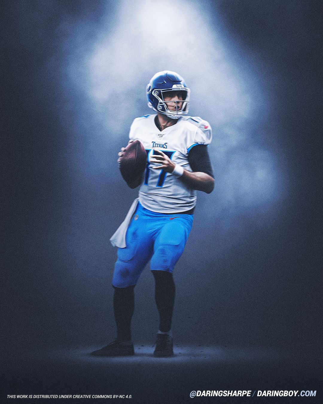 Tennessee Titans Ryan Tannehill #17 Poster For Fans poster canvas