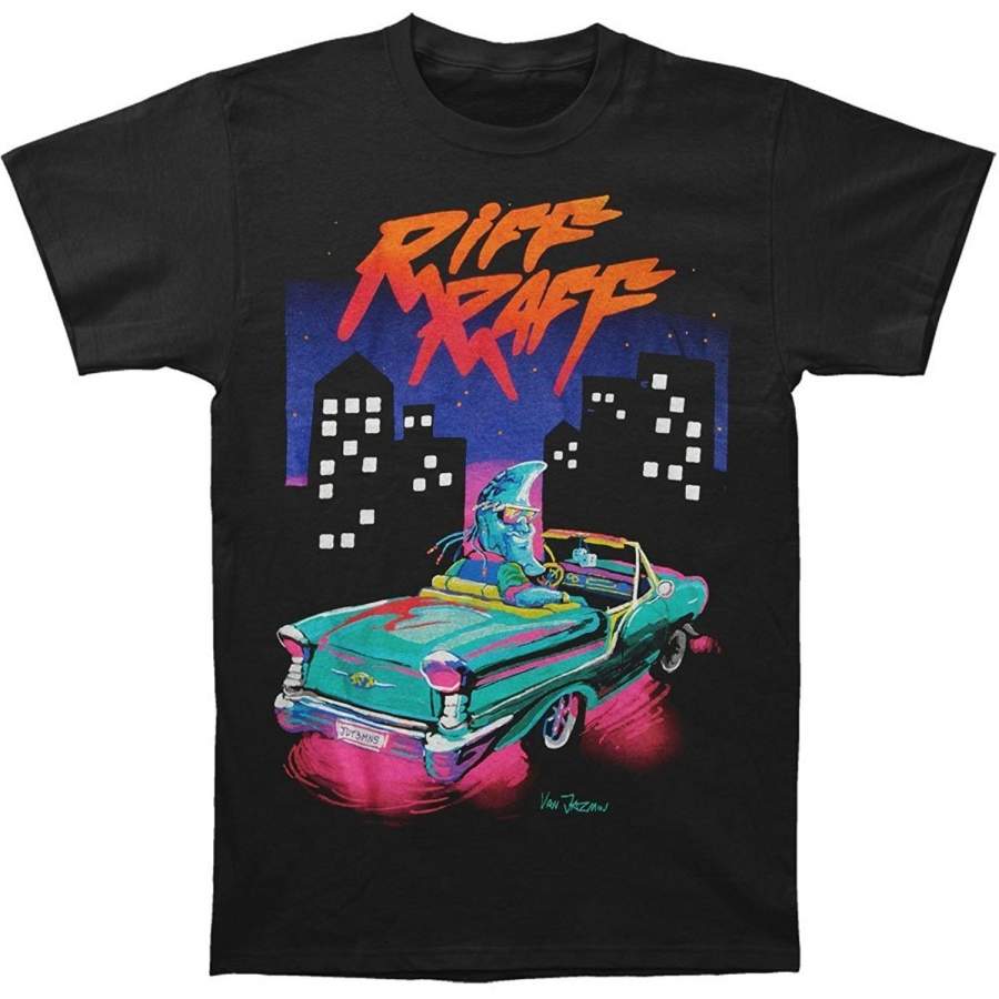 Riff Raff Men’s 3 Moons Mens Funny T-Shirt