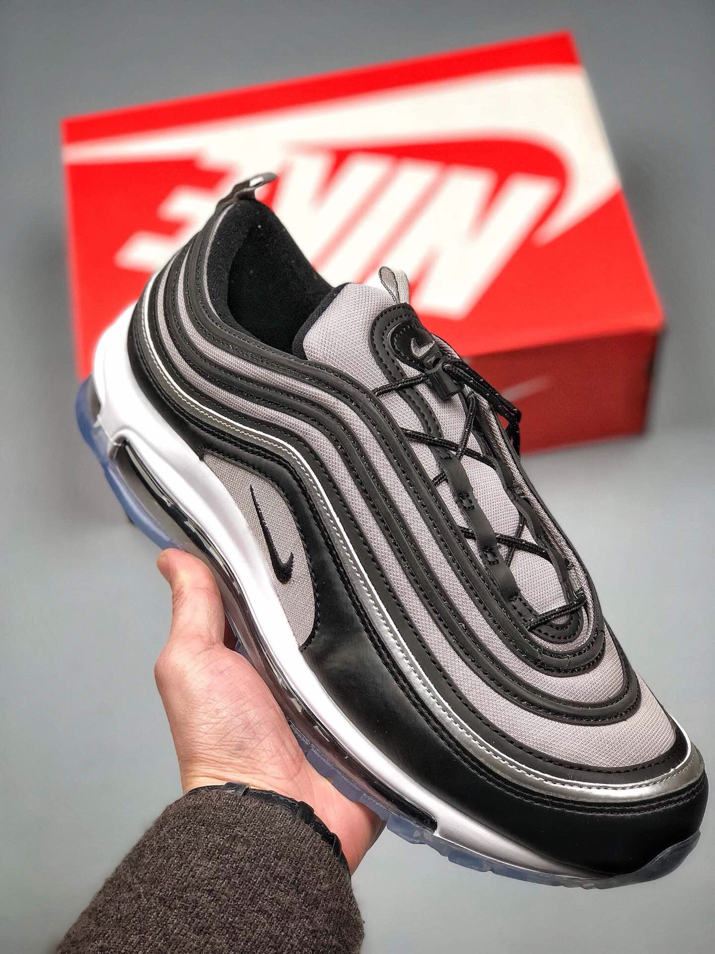 Nike Air Max 97 RFT Black Grey With Icy Soles 5339586