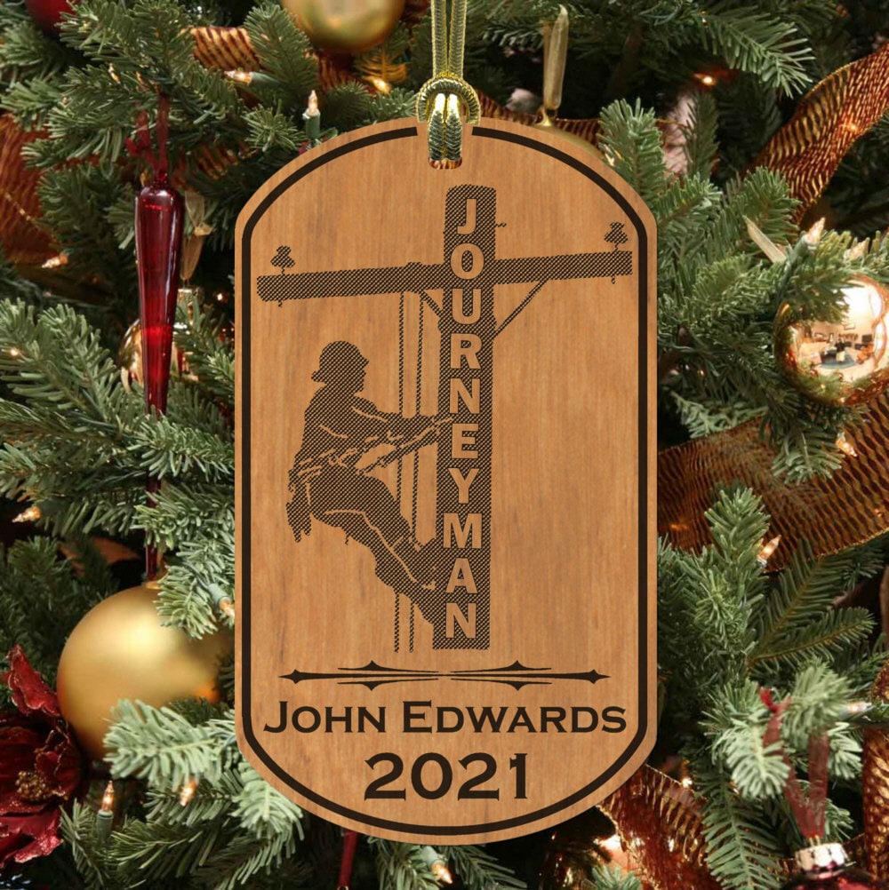 Proudly Serving, Ohio National Guard Christmas Ornament, Personalized Free With Name & Rank! Wood Keepsake, Oh Arng