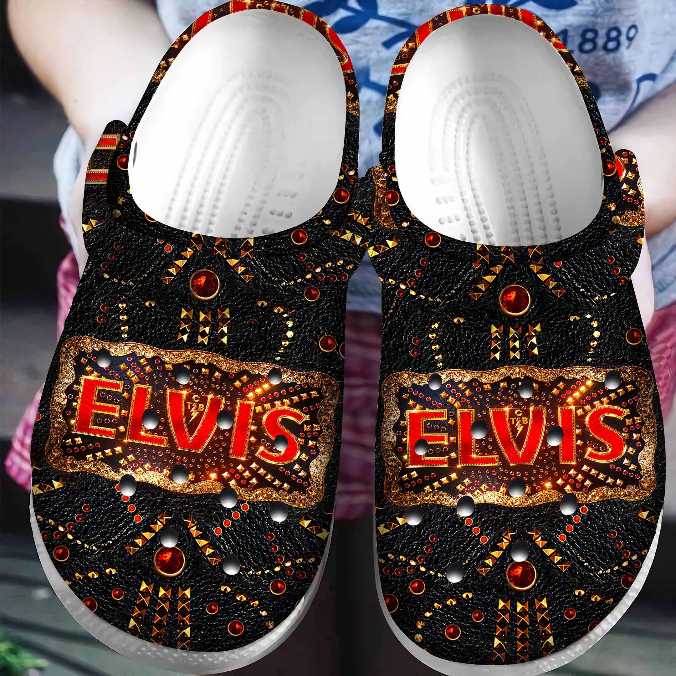 Elvis Presley Singer Music Crocss Clogs For Men Women And Kid 7G1Z9Txi