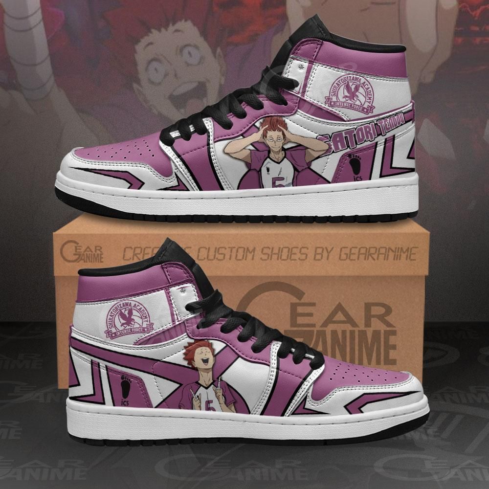 Shiratorizawa Satori Tendou Haikyuu Anime Mn11 Air Jordan Shoes Sport Sneakers