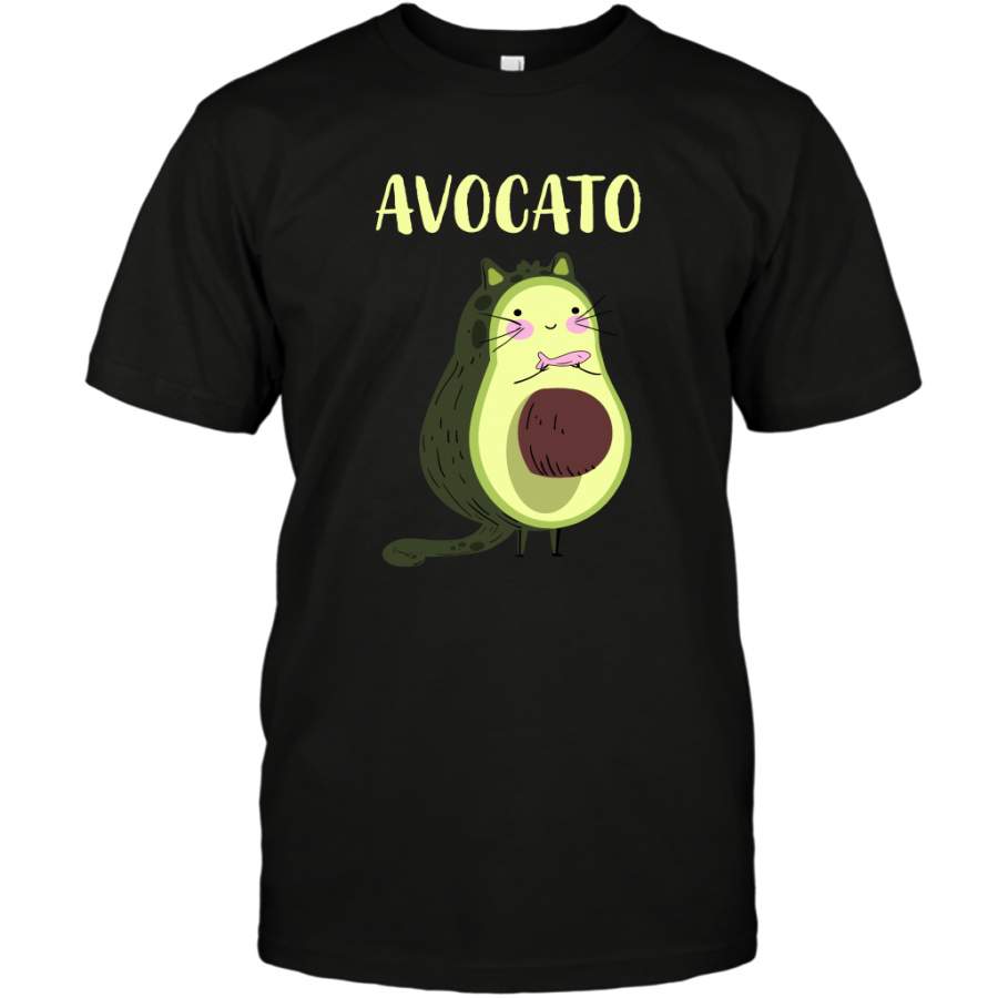 Avocato Avocado Cat Kitten Shirt T-Shirt