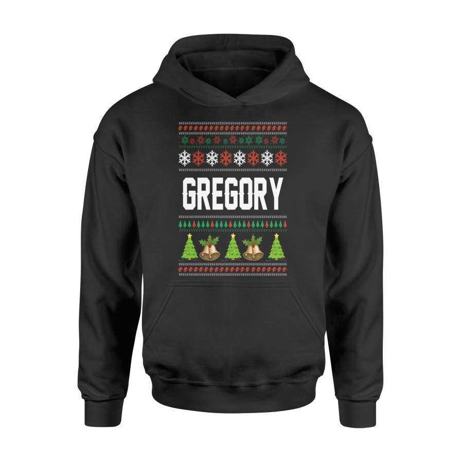 Gregory Christmas Family Ugly Christmas Sweater 2023 Shirt Sweatshirt – Standard Hoodie