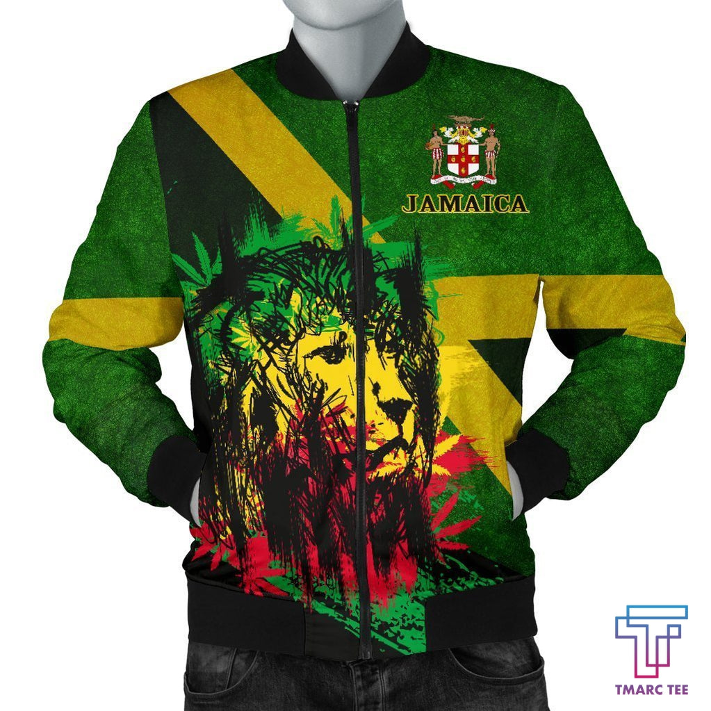 Tmarc Tee Jamaica – Jamaican Lion Men’S Bomber Jacket A7