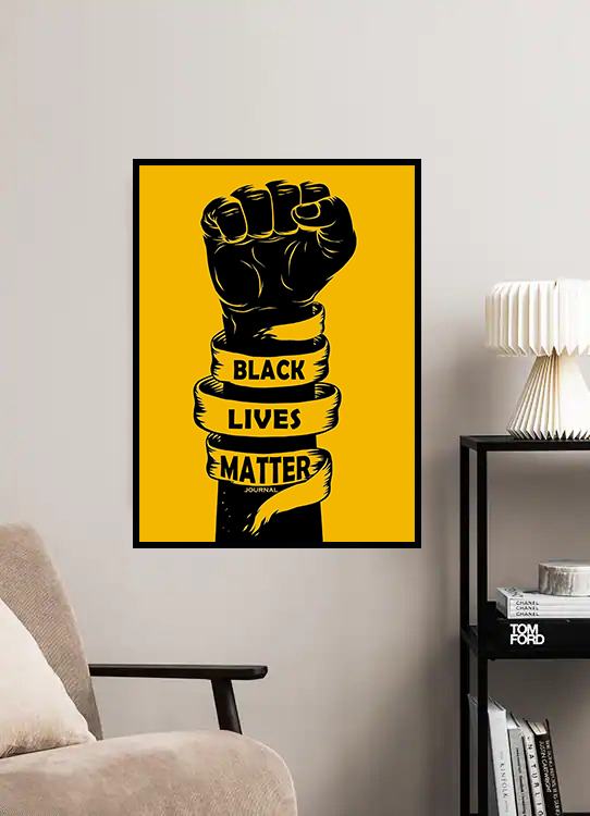 Afro Black Lives Matter Art Poster