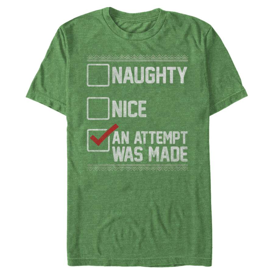 Lost Gods Men’s Christmas Attempt List  T Shirt