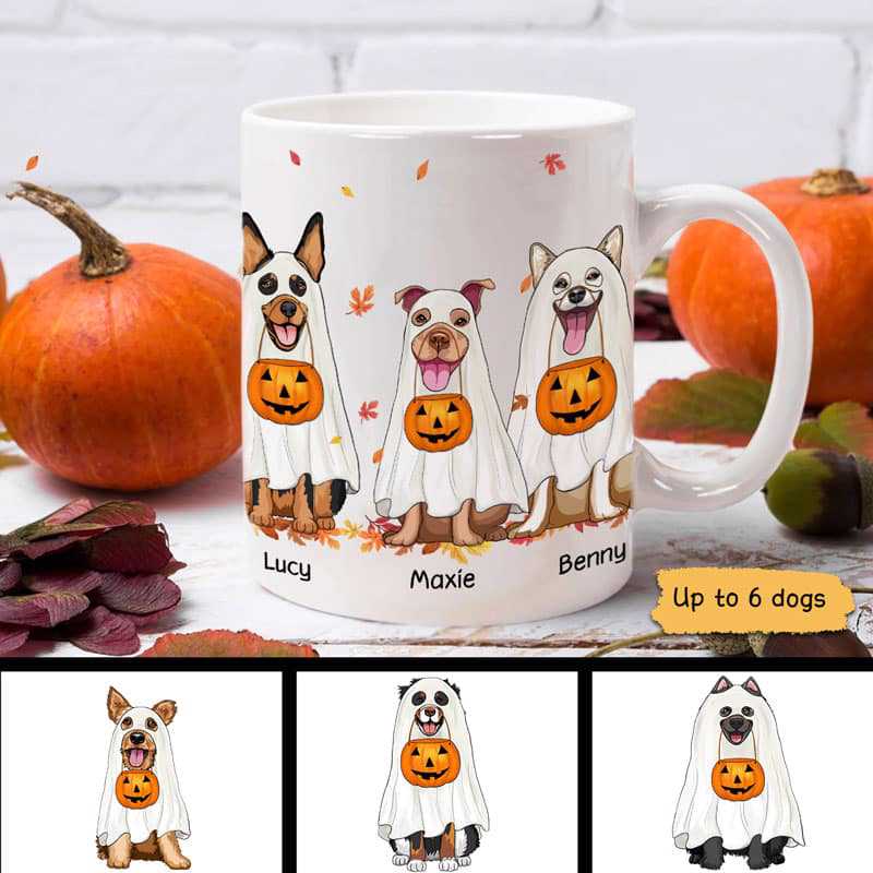 Dog Ghosts Personalized Aop Mug