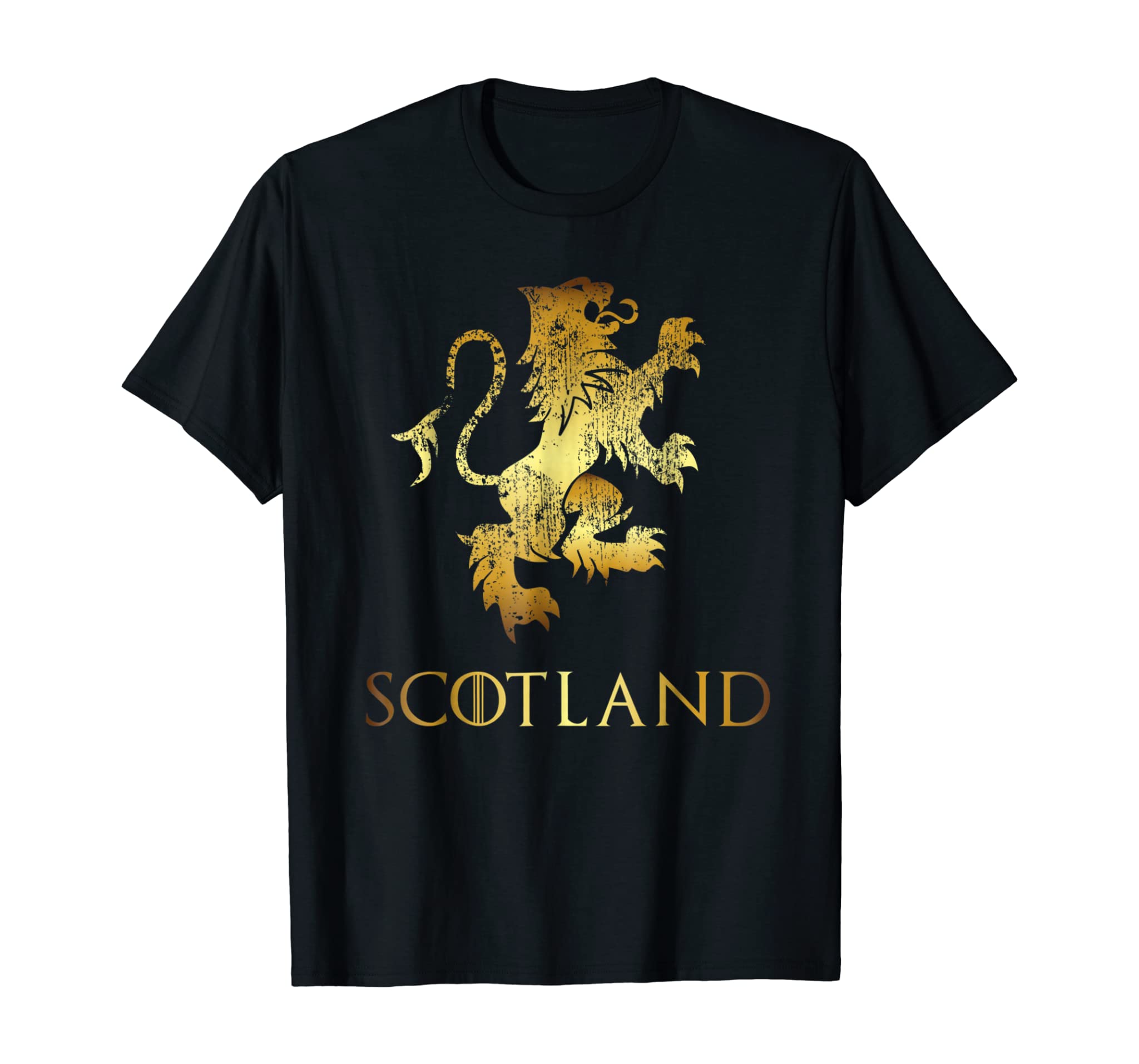 Funny Scotland Lion Rampant T-Shirt Scottish Kilts Gift Tee