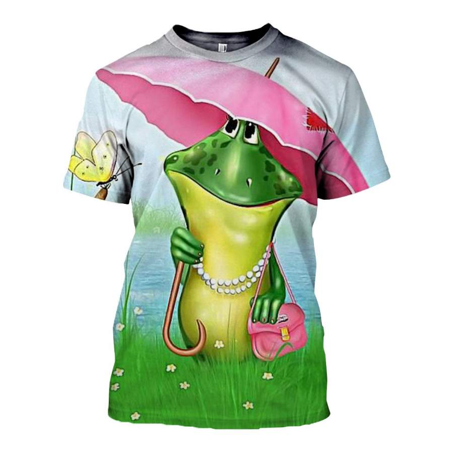 3D All Over Printed Frog T Shirt Hoodie 71201917