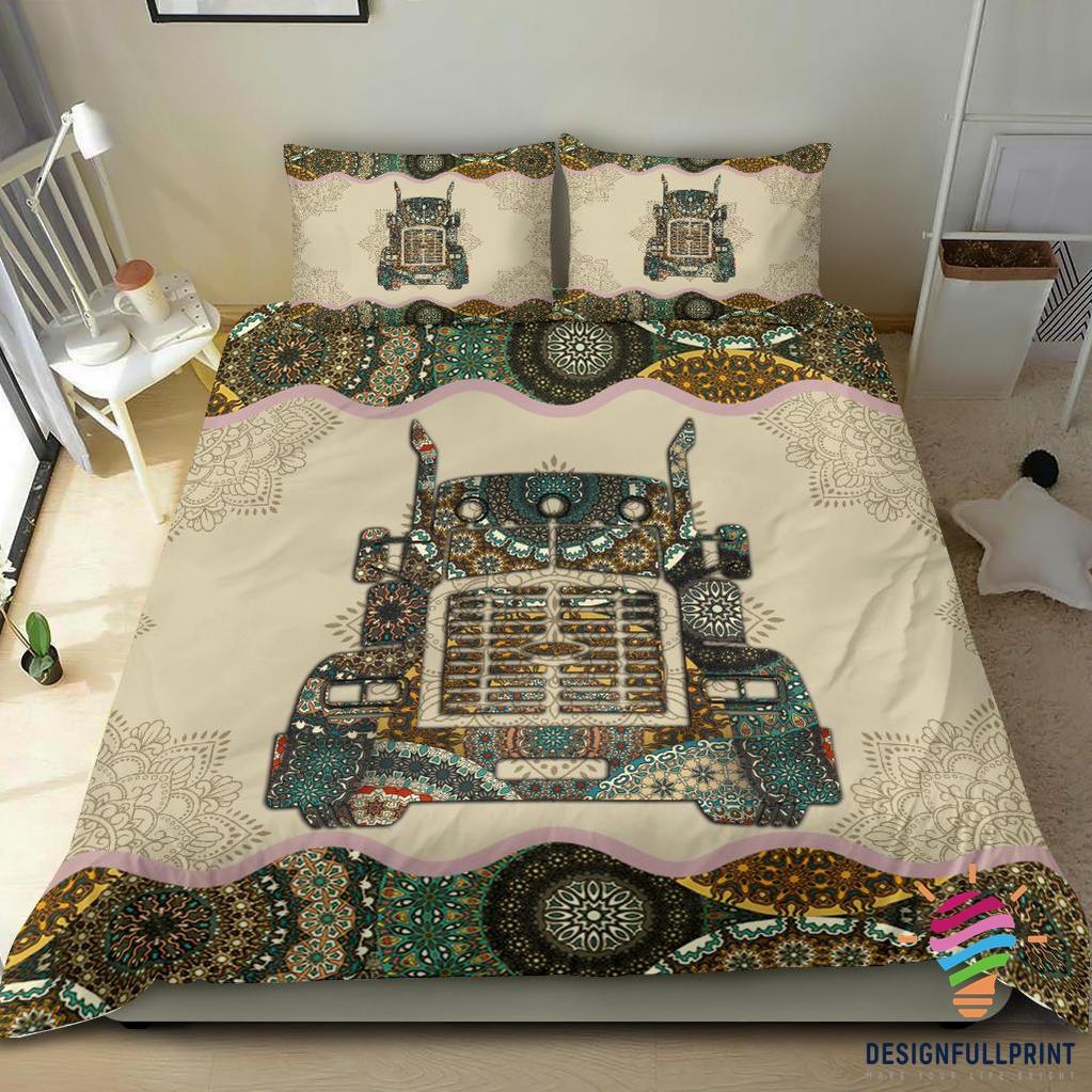 Truck Bedding Truck Quilt Truck Blanket Lh Gifts For Truck Drivers