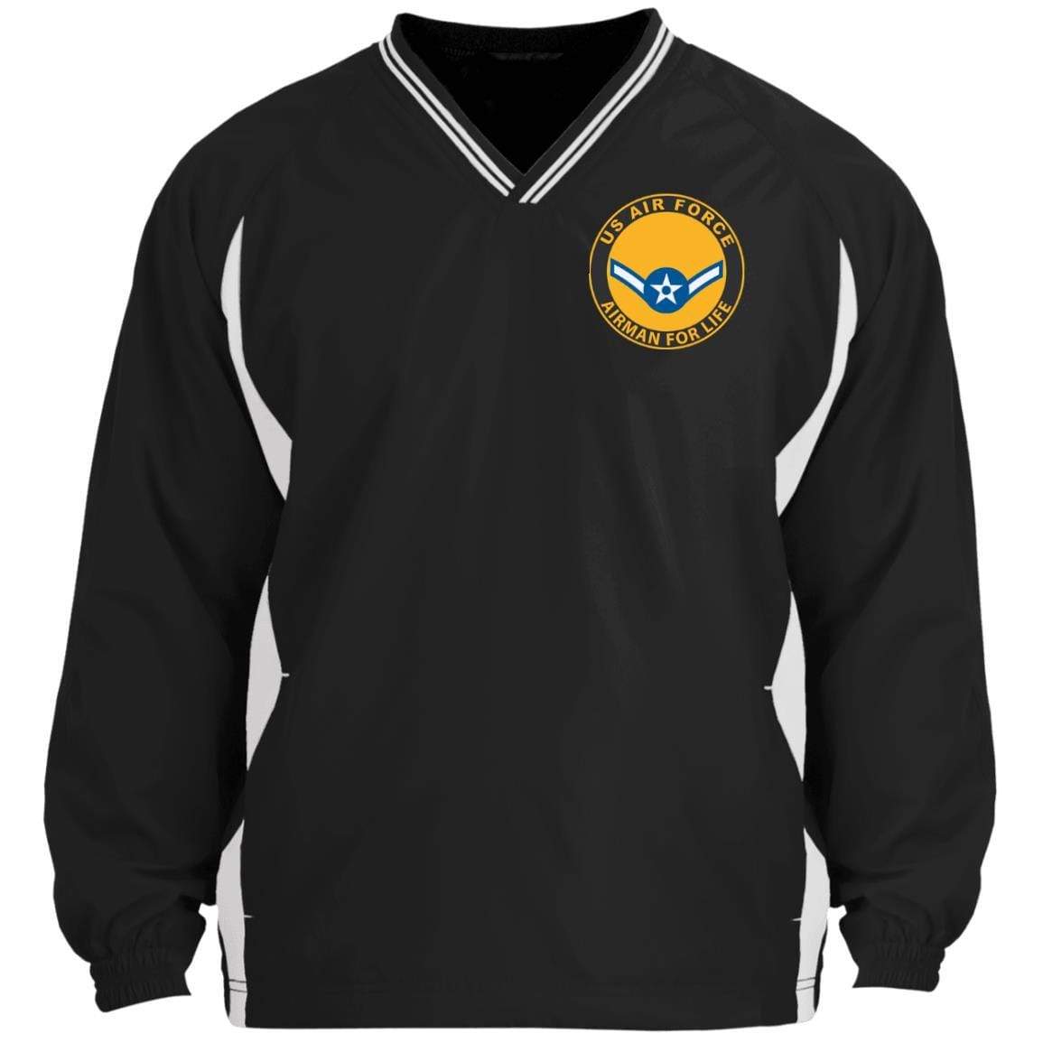 US Air Force E-2 Airman Amn E2 Enlisted Airman For Life Embroidered Windshirt