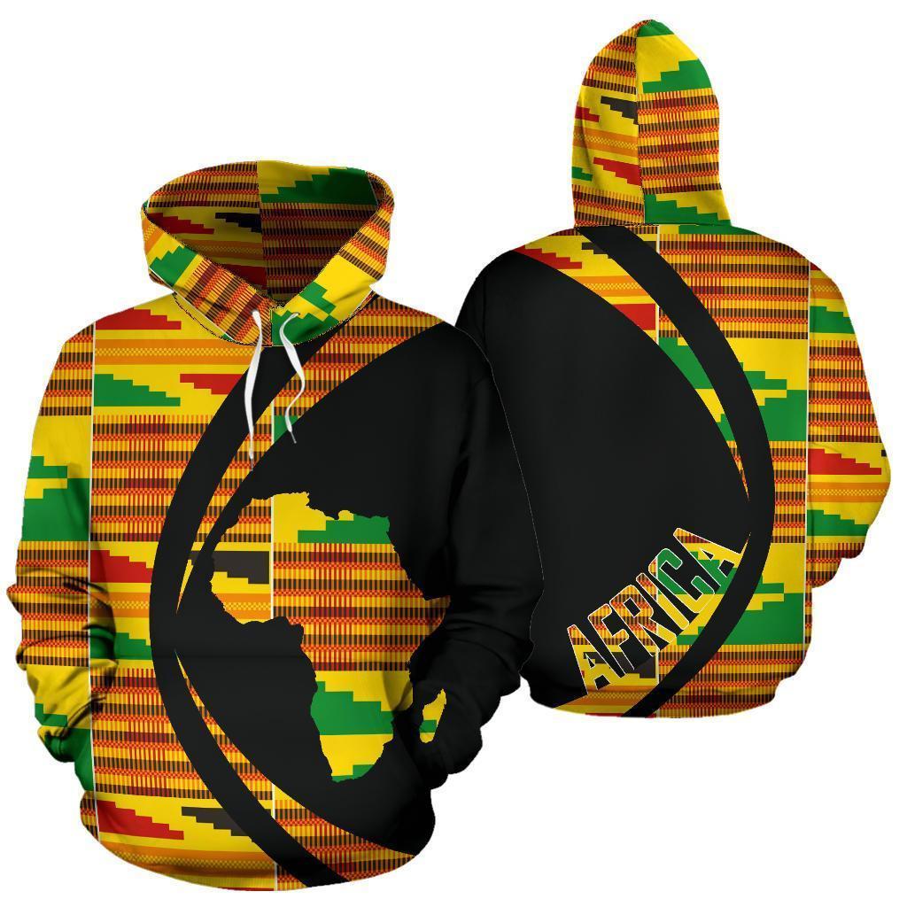 Greek Life Hoodie – Kente Cloth – Light Adwinasa Pullover – Circle Style