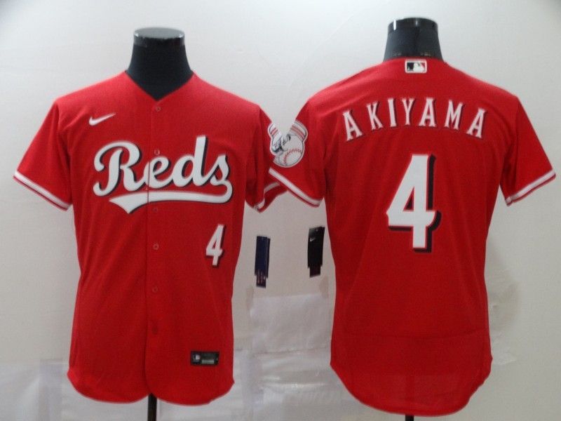 Cincinnati Reds Shogo Akiyama #4 2020 MLB Red Jersey