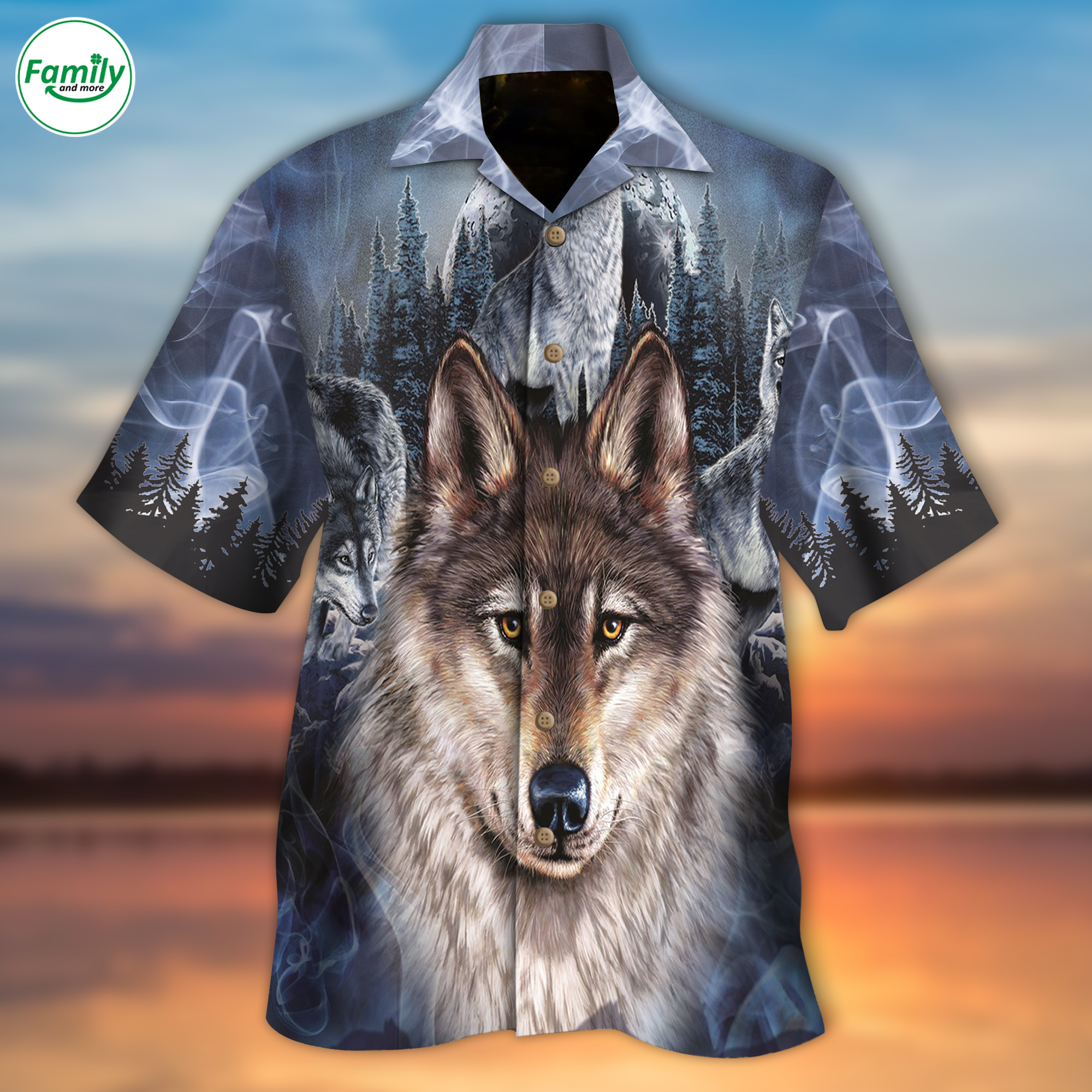 The Wolf Hawaiian Shirt – Nt032