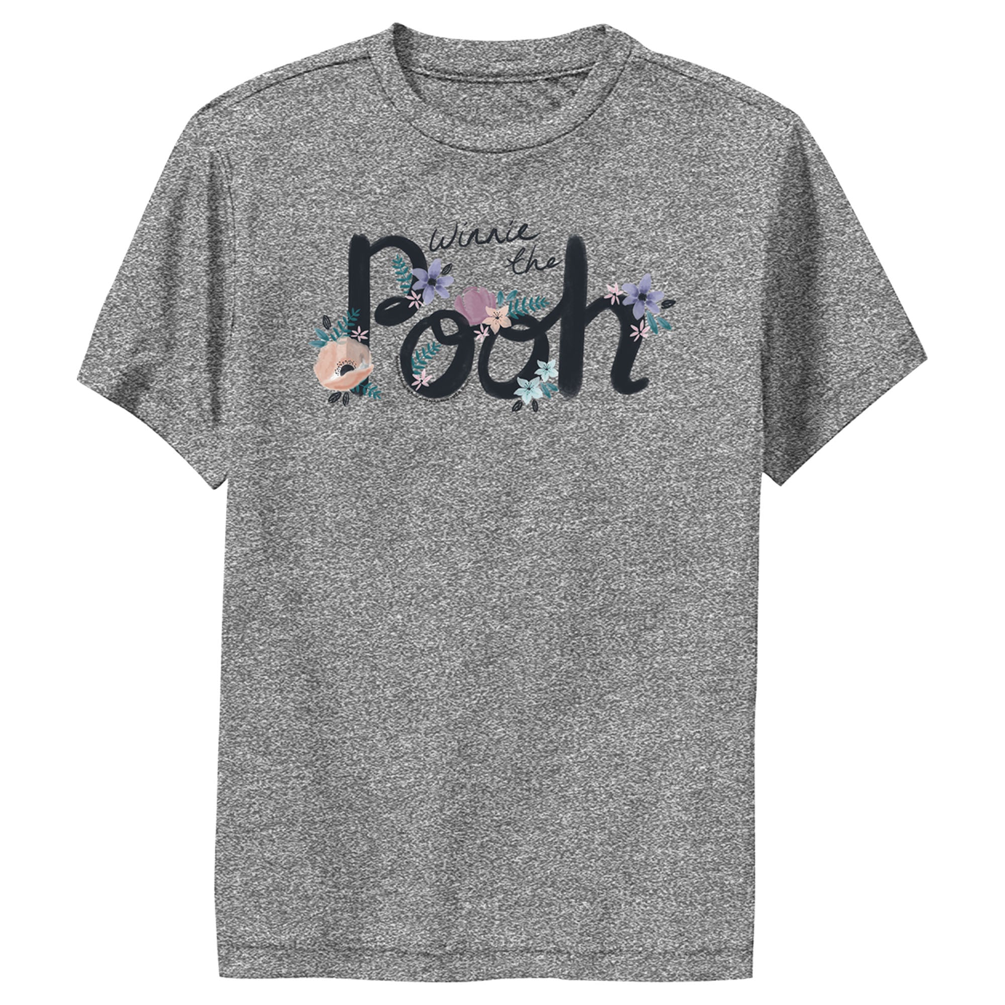 Boy’S Winnie The Pooh Retro Floral Logo Performance Tee