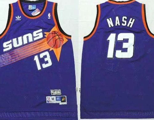 Mens Steve Nash Phoenix Suns Throwback Tanktop Jersey Purple