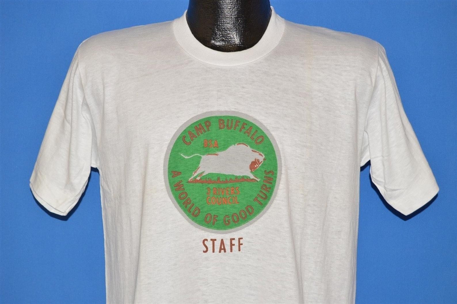 50S Camp Buffalo Staff Scouts 3 River Council T-Shirt