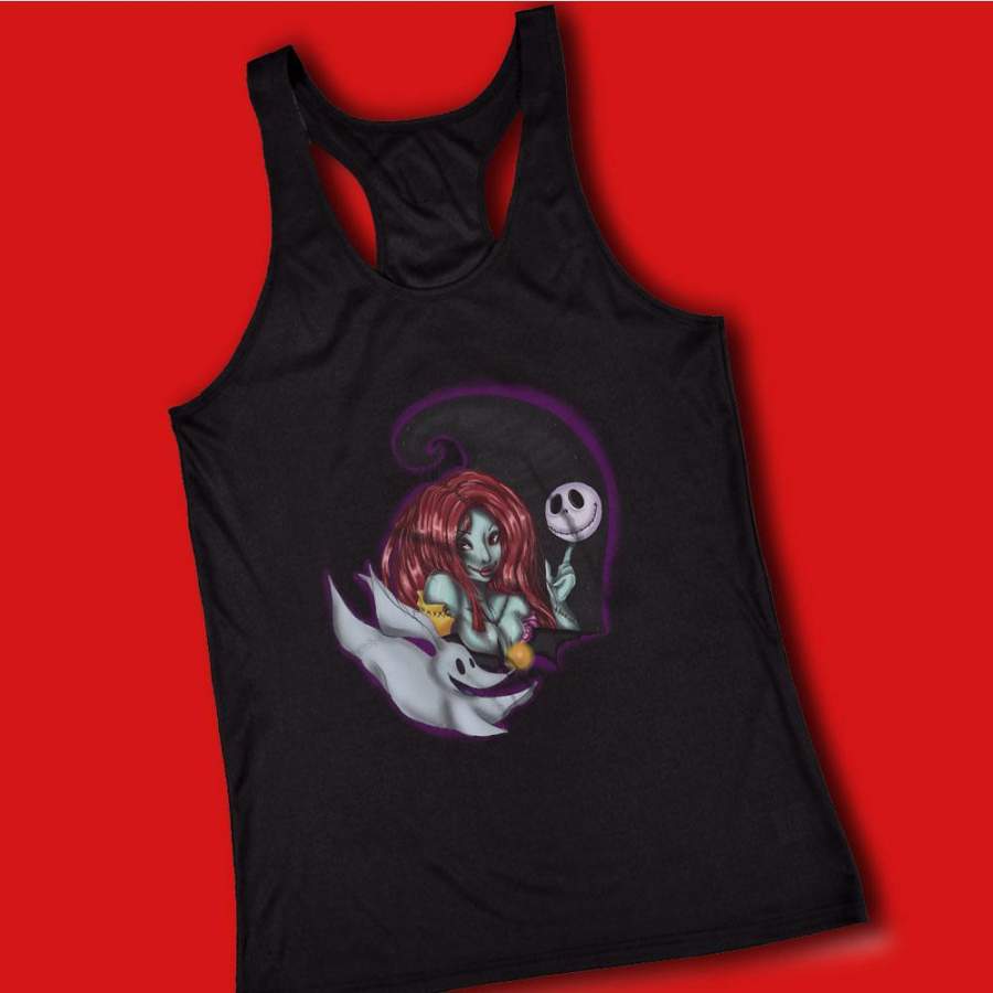 Nightmare Before Christmas Sally And Jack Women’S Tank Top