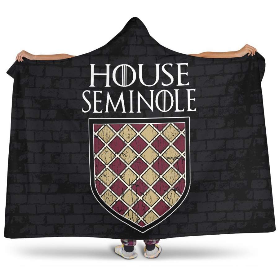 Florida State Fans Unofficial House Seminole Hoodie Blanket Snuggie