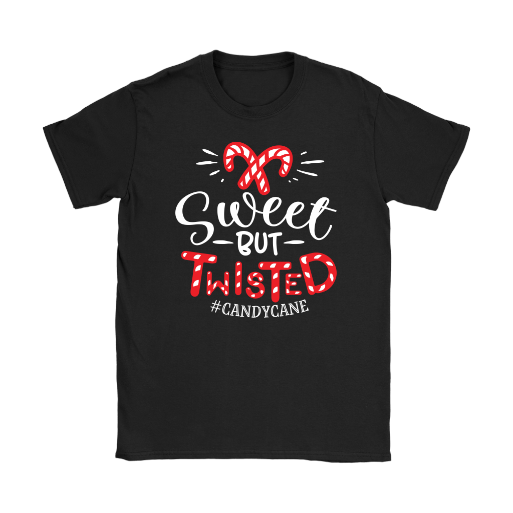 Sweet But Twisted Candy Cane Women’S T-Shirt