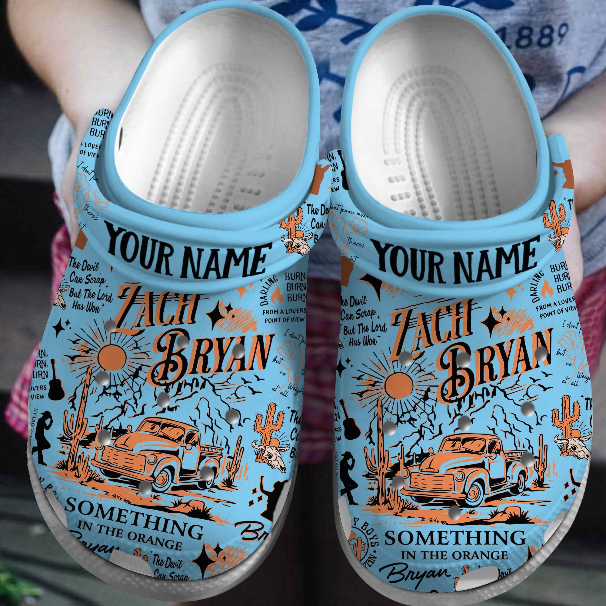 Zach Bryan Singer Music Crocss Crocband Clogs Shoes Comfortable For Men Women And Kids Px