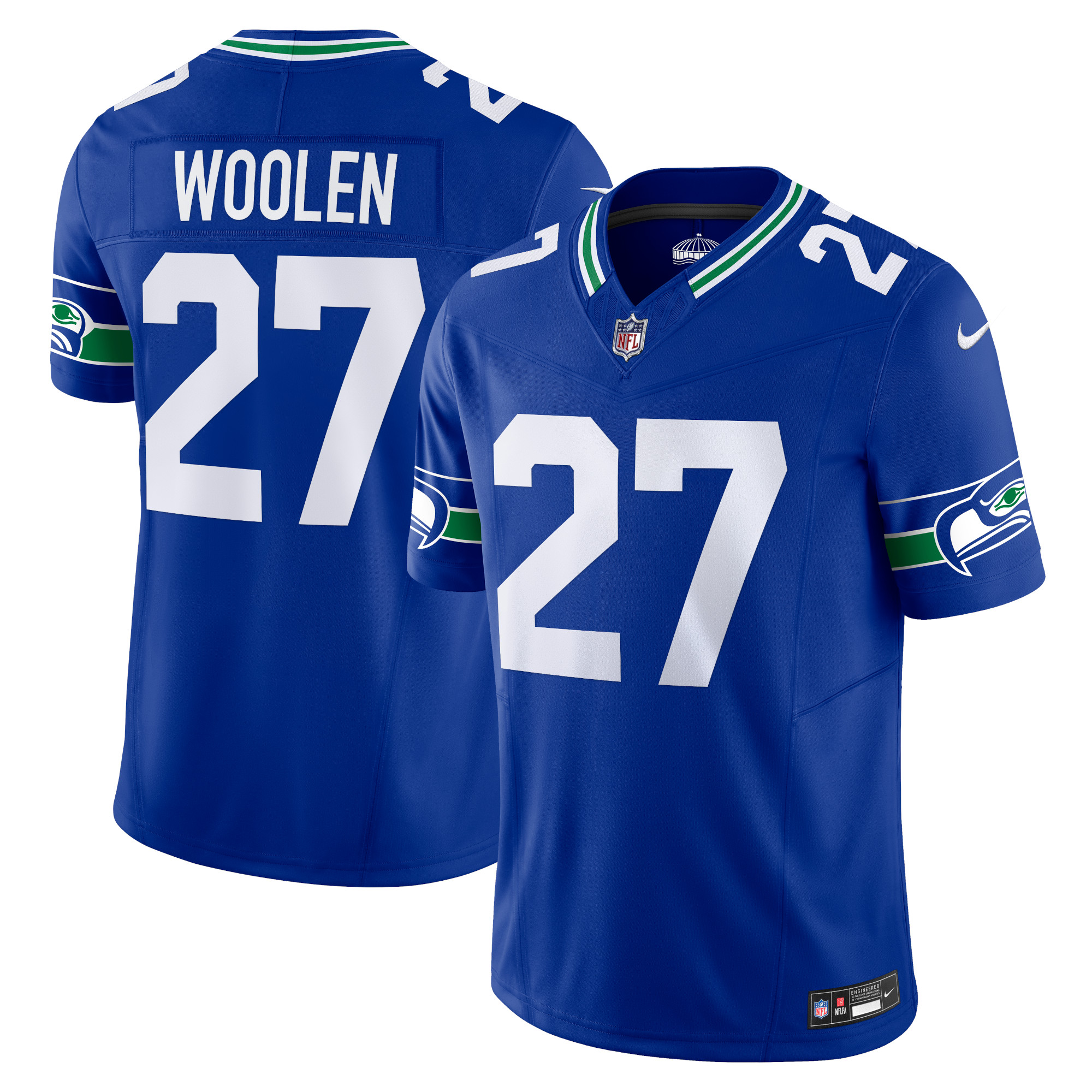 Tariq Woolen Seattle Seahawks Vapor F.U.S.E. Limited Jersey – Royal