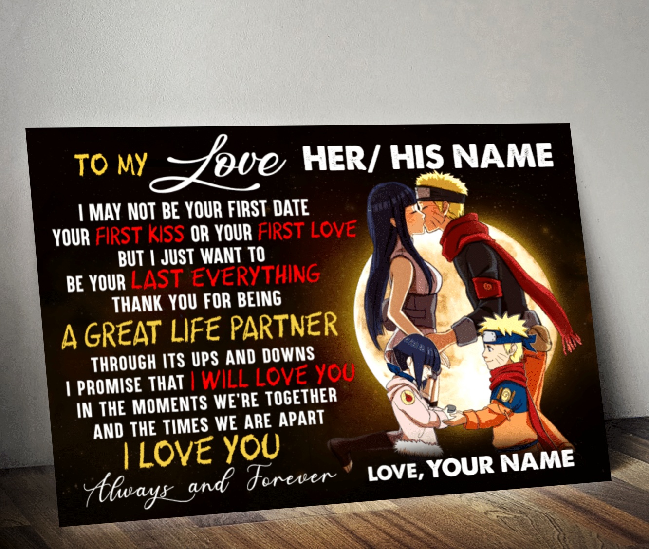 Naruto last Everything Ups And Downs Custom Poster CC