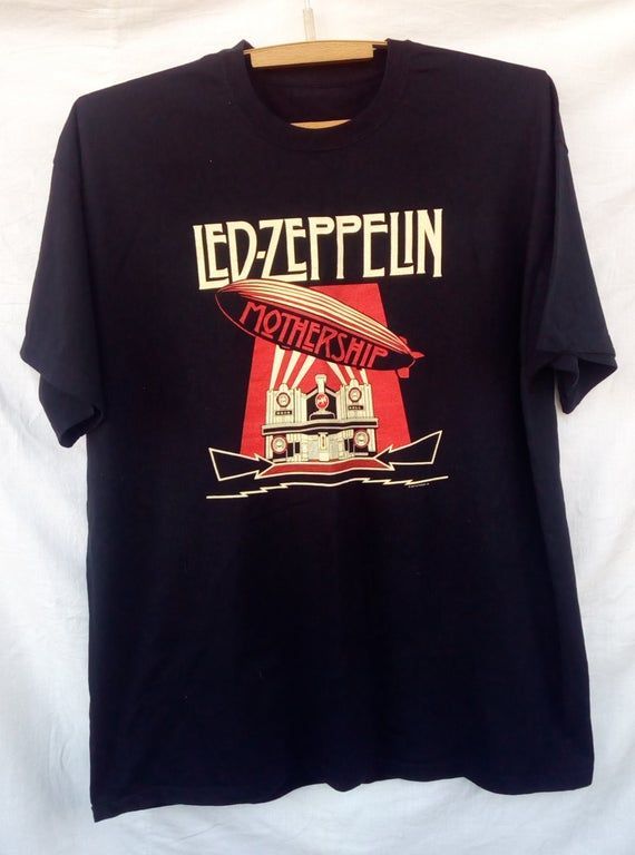 Shirt Official Led Zeppelin Mothership Deep Purple Pink Floyd Black Sabbath Shirt