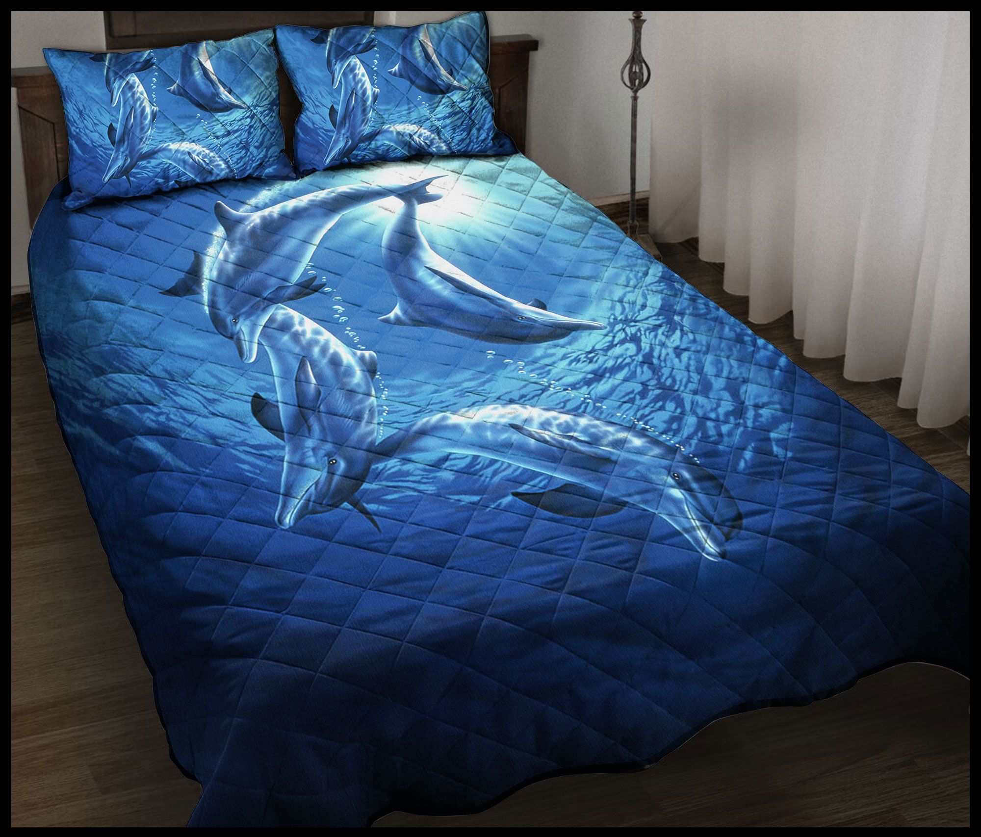 Dolphin Ocean G51116 – Quilt Bedding Set