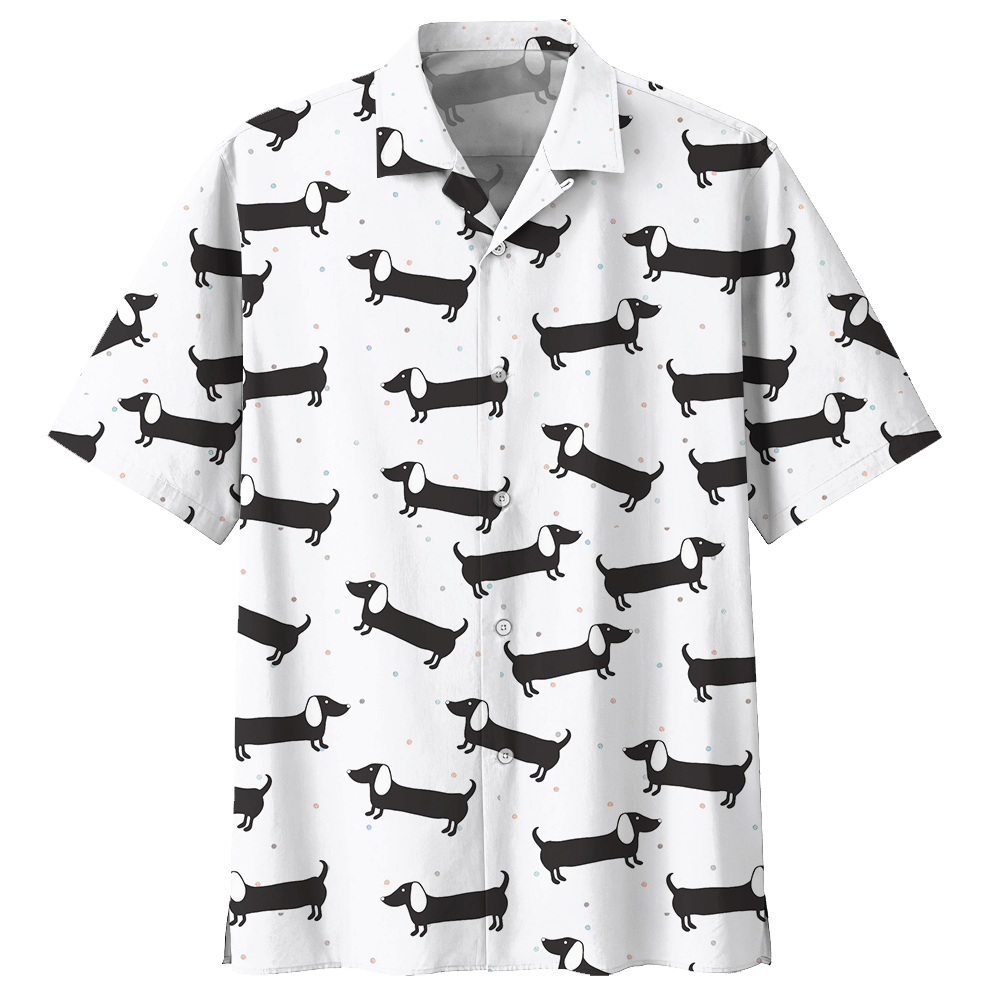 Dachshund Hawaii Shirt Ha21171