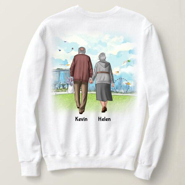 Personalized Couple Sweatshirt – Marriage Anniversary Gifts For Couple – Awesome Couple Shirts