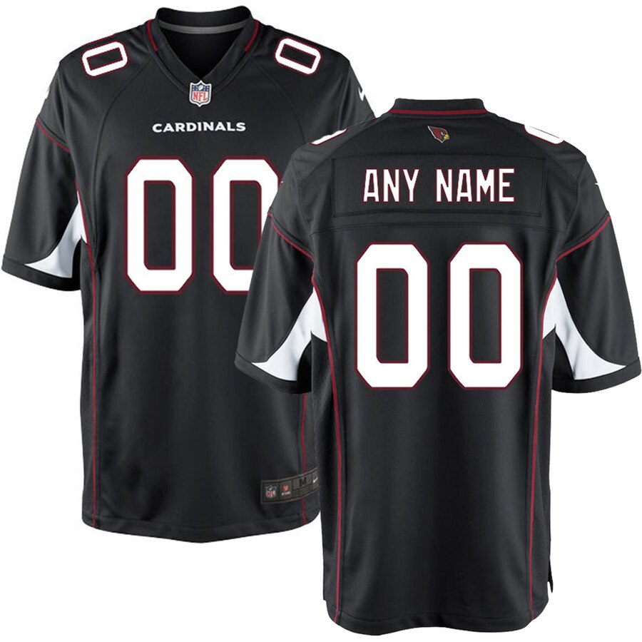 Arizona Cardinals Nike Game Custom Jersey – Black