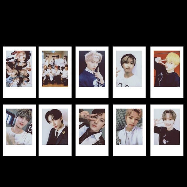 10Pcs/Set Kpop Stray Kids Self Made Card Polaroid Lomo Photo Card Poster Picture