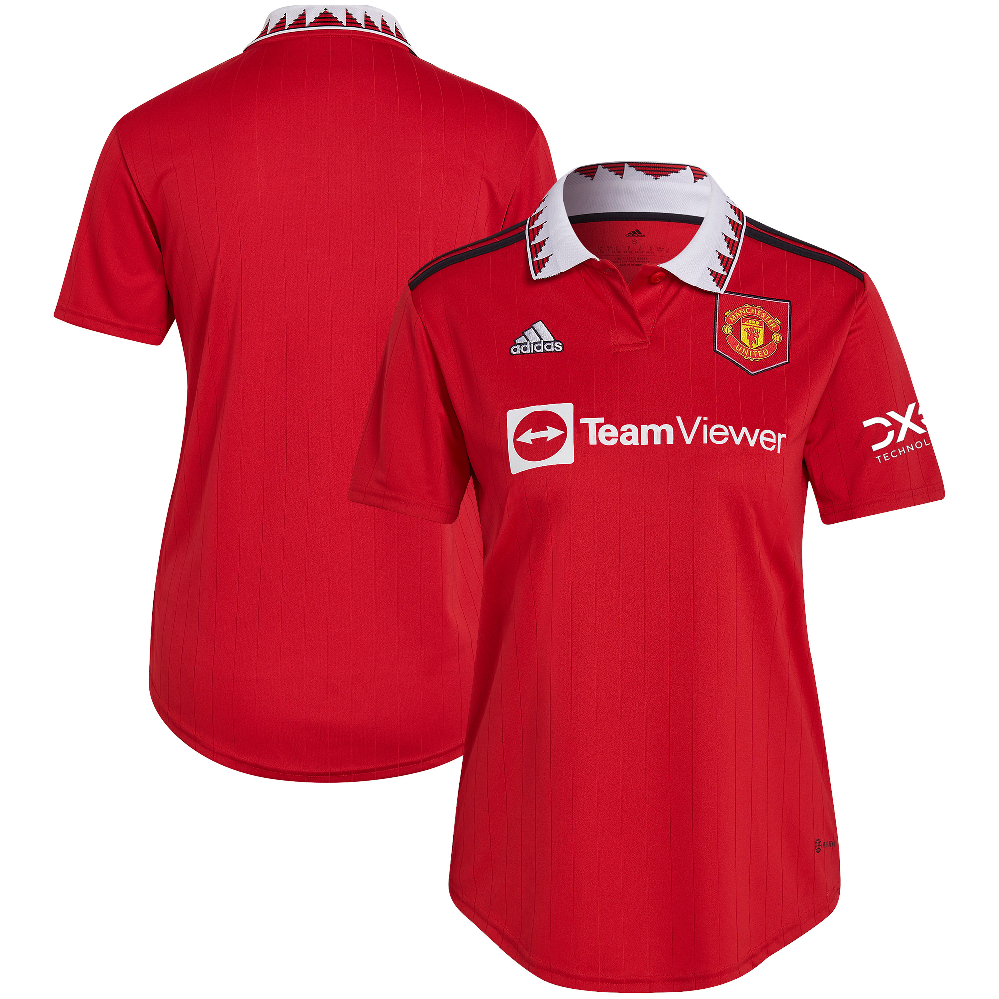 Manchester United Women's 2022/23 Home Replica Blank Jersey – Red