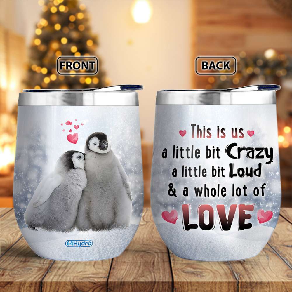 Penguin Couple This Is Us Thaz2810004Z Wine Tumbler