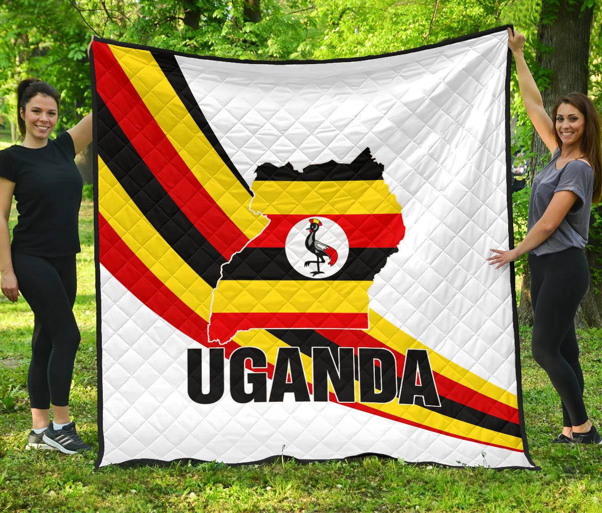 Uganda Premium Quilt Special Flag A25