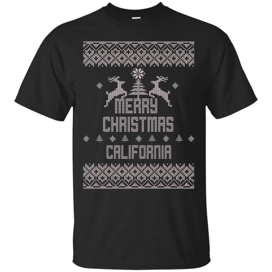 CALIFORNIA – Merry Christmas California T Shirt & Hoodie