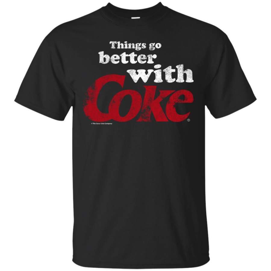 Coca-Cola Better With Coke Vintage Graphic Men/Women T shirt