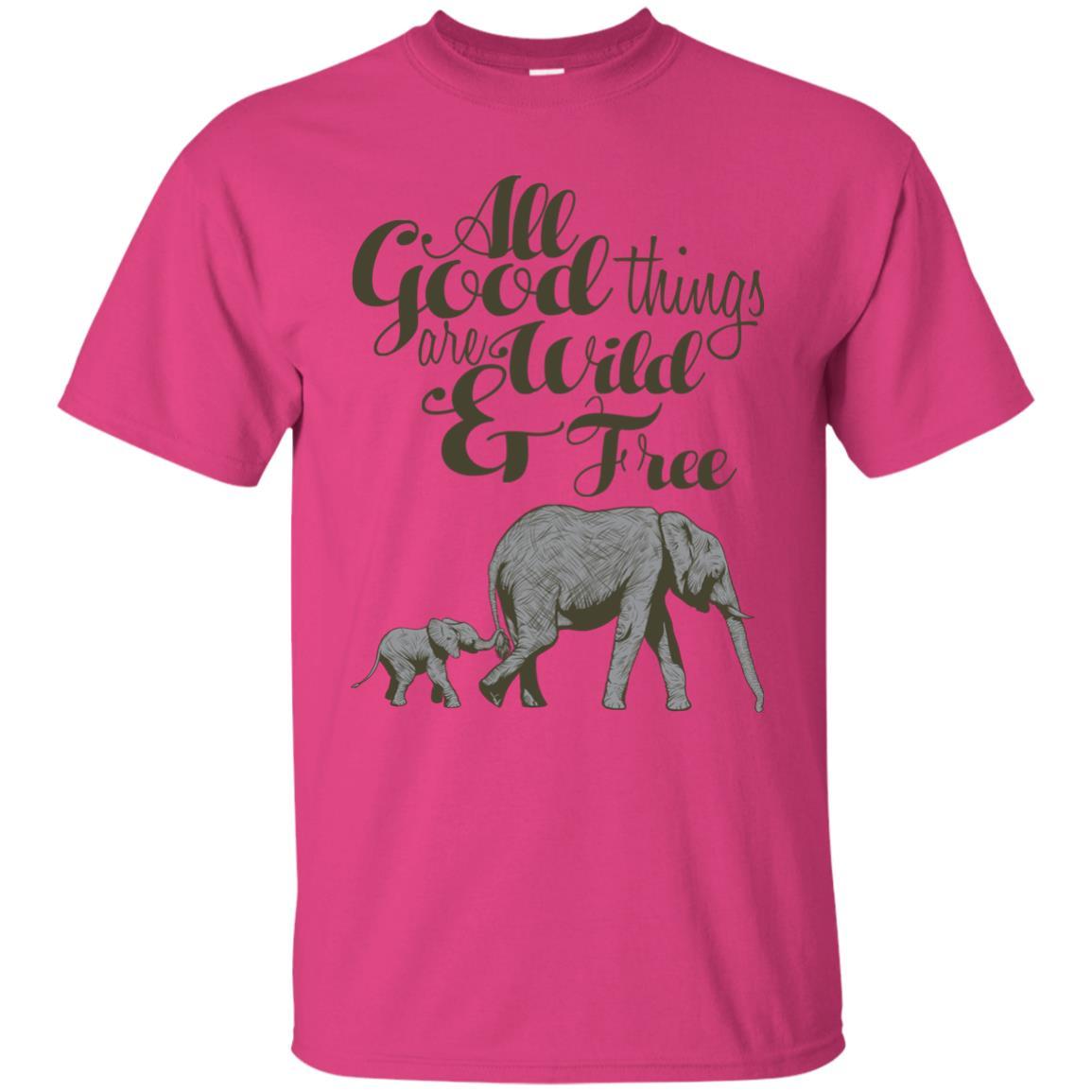 Elephant Wild & Free Unisex Tee