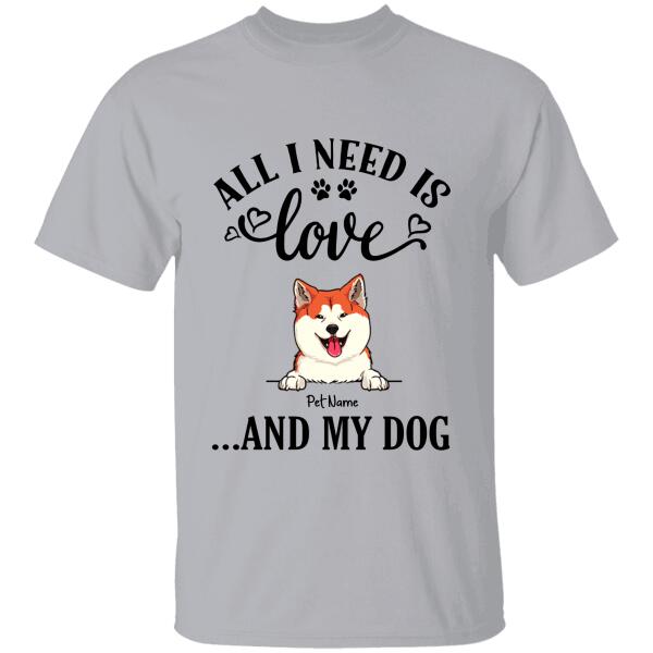 All I Need  Is Love … And A Cat Personalized T-Shirt Ts-Nb685